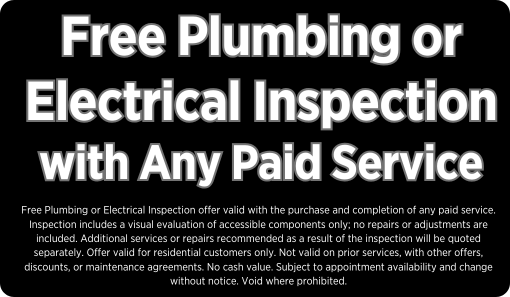 Free Electrical or Plumbing
